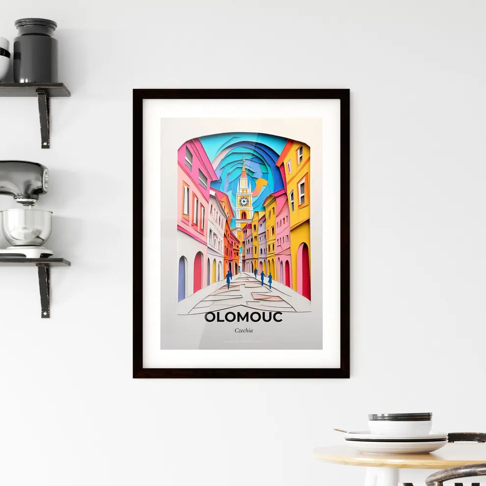 Vivid Olomouc, Czechia, Framed Wall Art