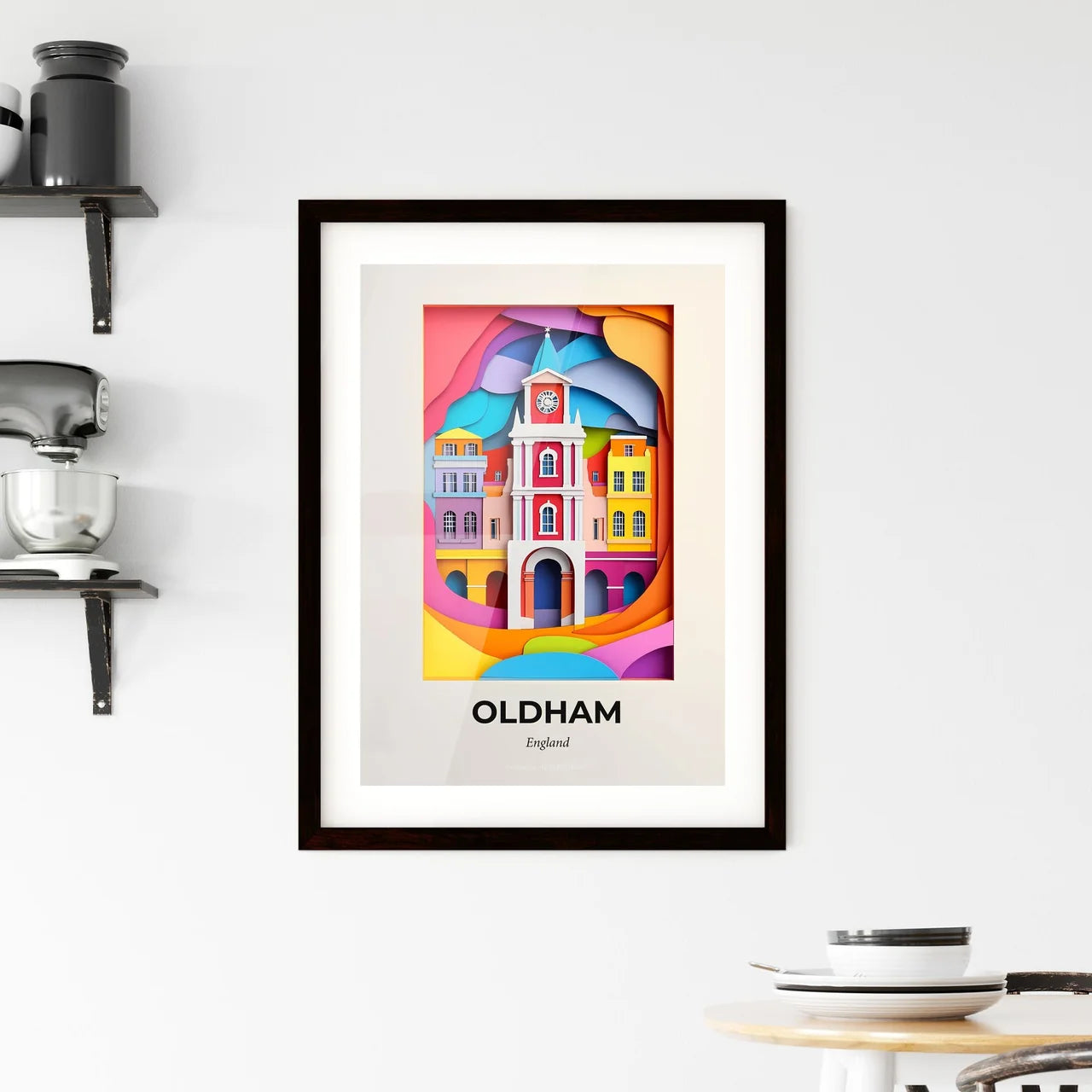 Vivid Oldham, England, Framed Wall Art