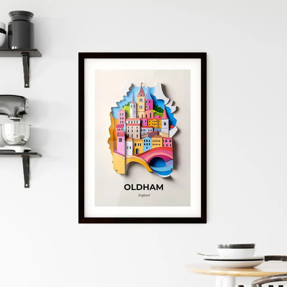 Vivid Oldham, England, Framed Wall Art