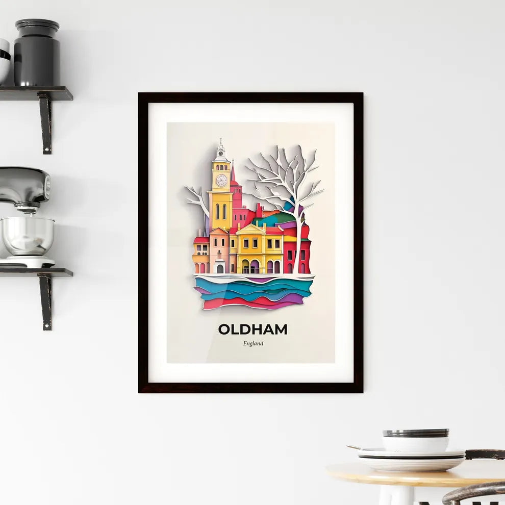 Vivid Oldham, England, Framed Wall Art