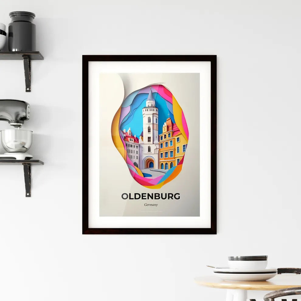 Vivid Oldenburg, Germany, Framed Wall Art