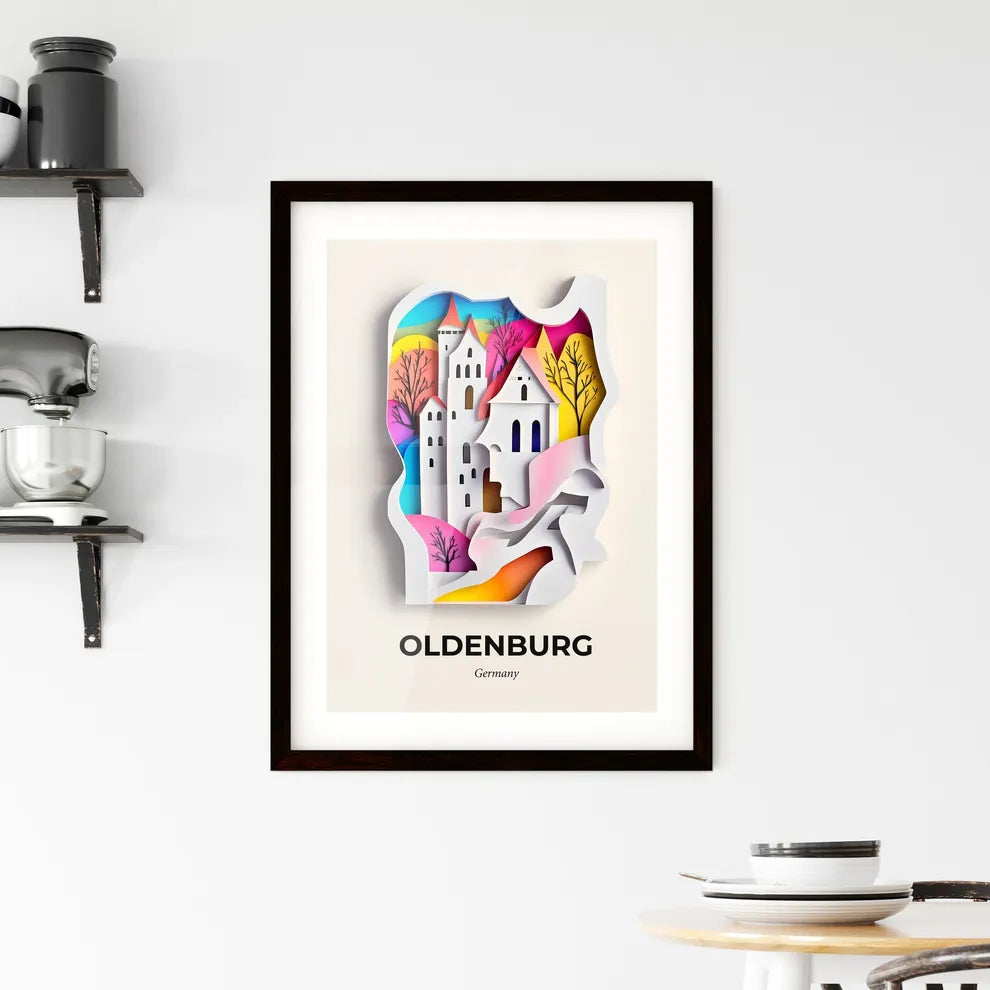 Vivid Oldenburg, Germany, Framed Wall Art