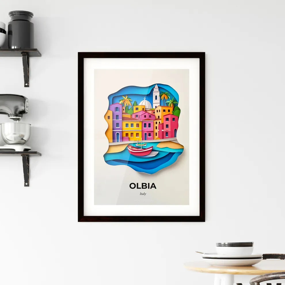 Vivid Olbia, Italy, Framed Wall Art