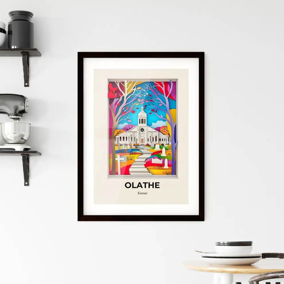 Vivid Olathe, Kansas, Framed Wall Art