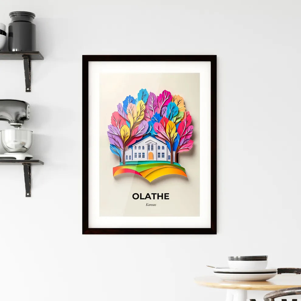 Vivid Olathe, Kansas, Framed Wall Art