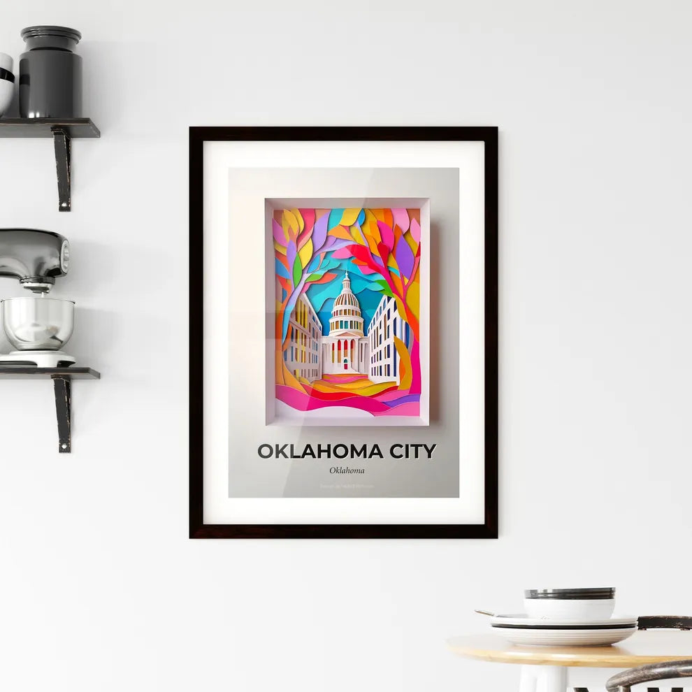 Vivid Oklahoma City, Oklahoma, Framed Wall Art