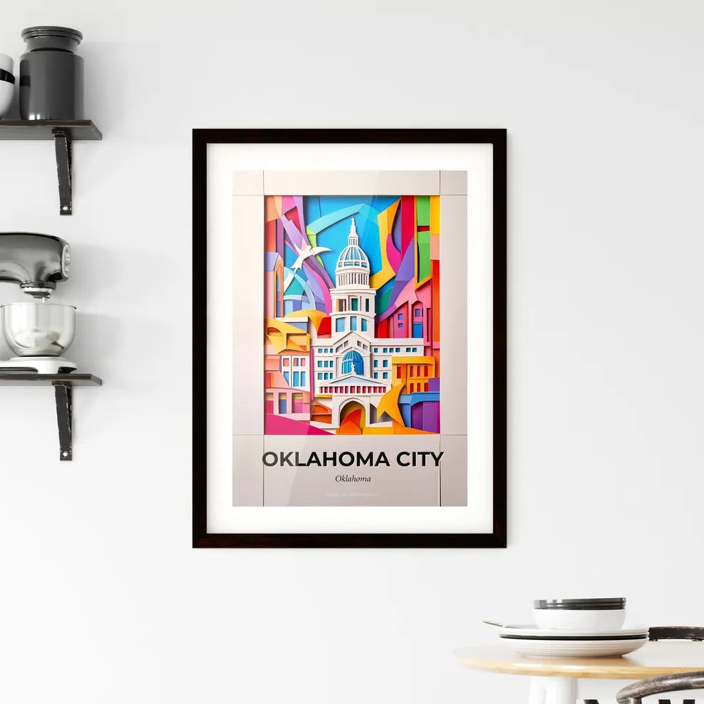 Vivid Oklahoma City, Oklahoma, Framed Wall Art