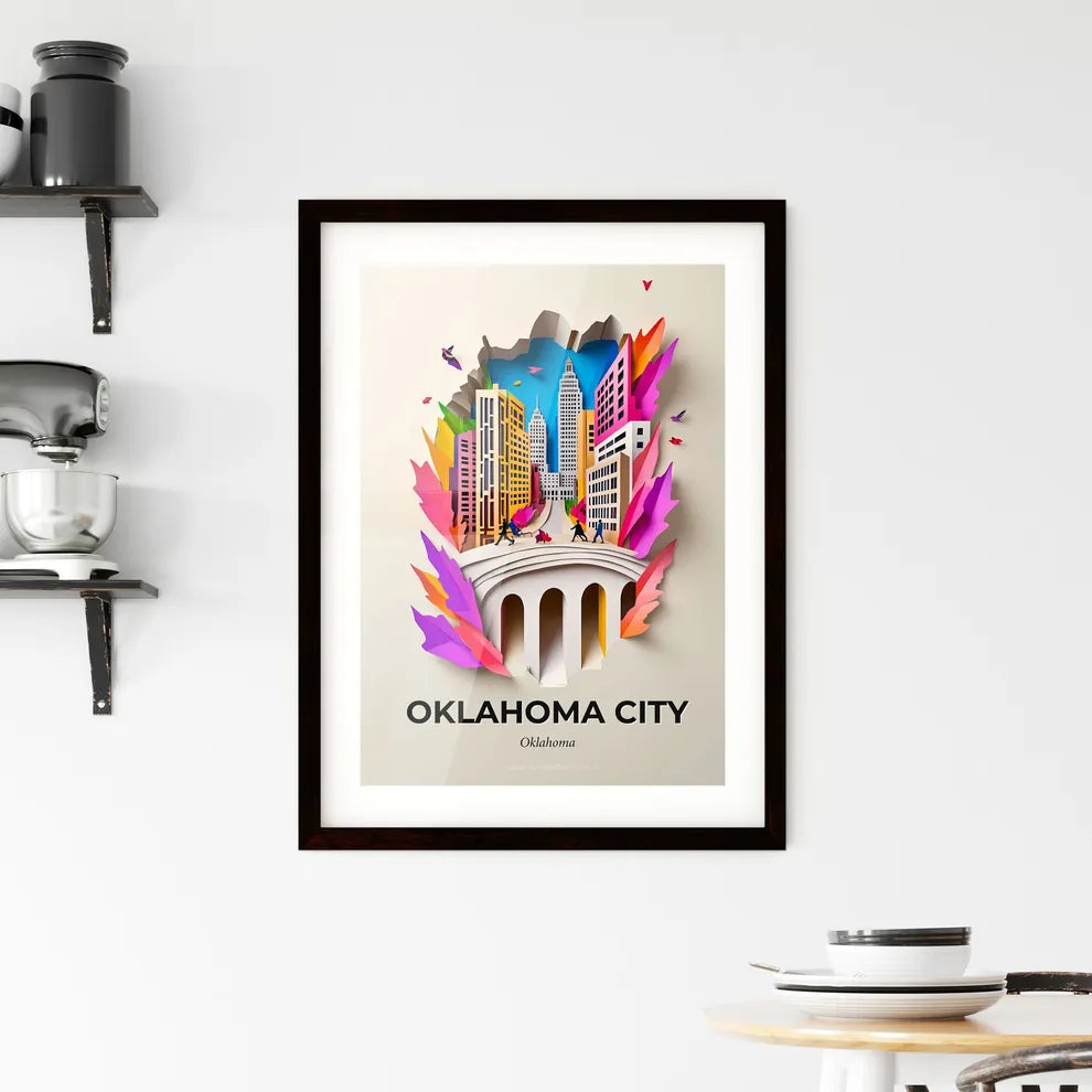 Vivid Oklahoma City, Oklahoma, Framed Wall Art