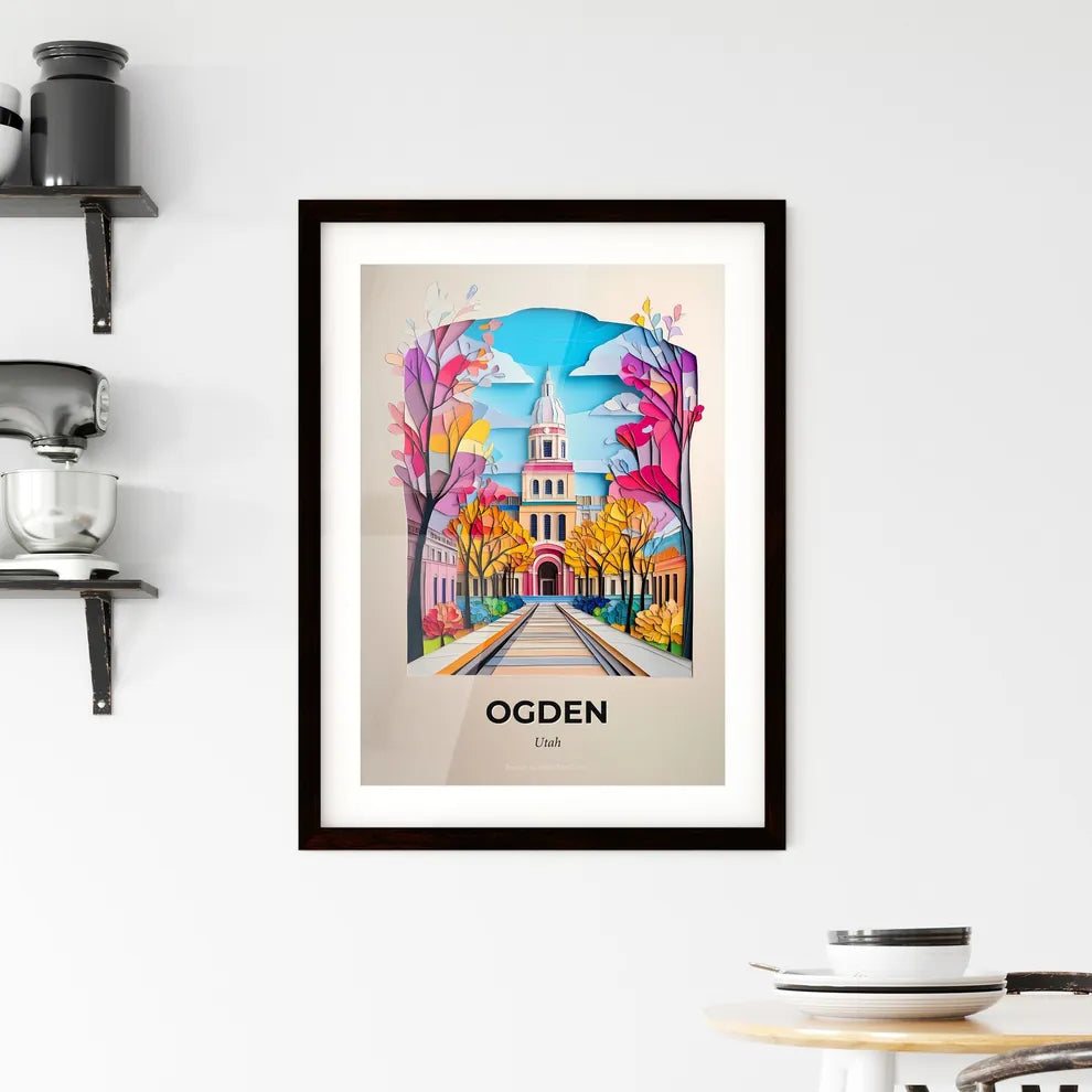 Vivid Ogden, Utah, Framed Wall Art