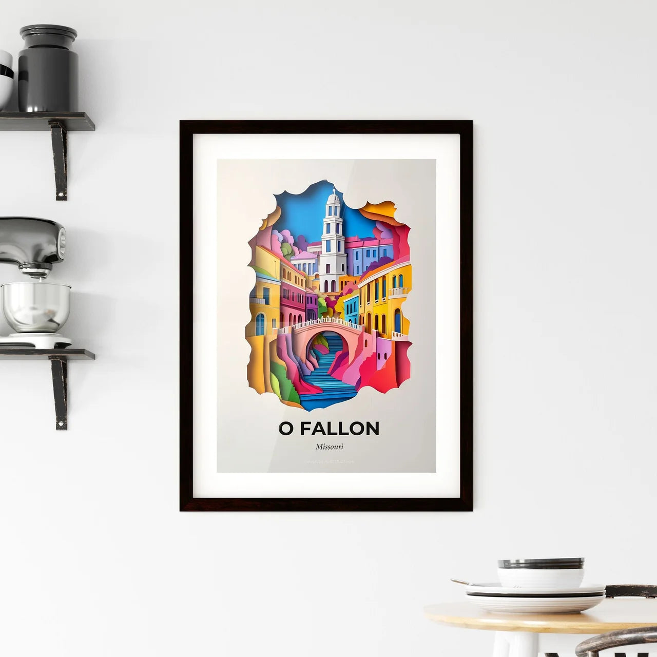 Vivid O Fallon, Missouri, Framed Wall Art