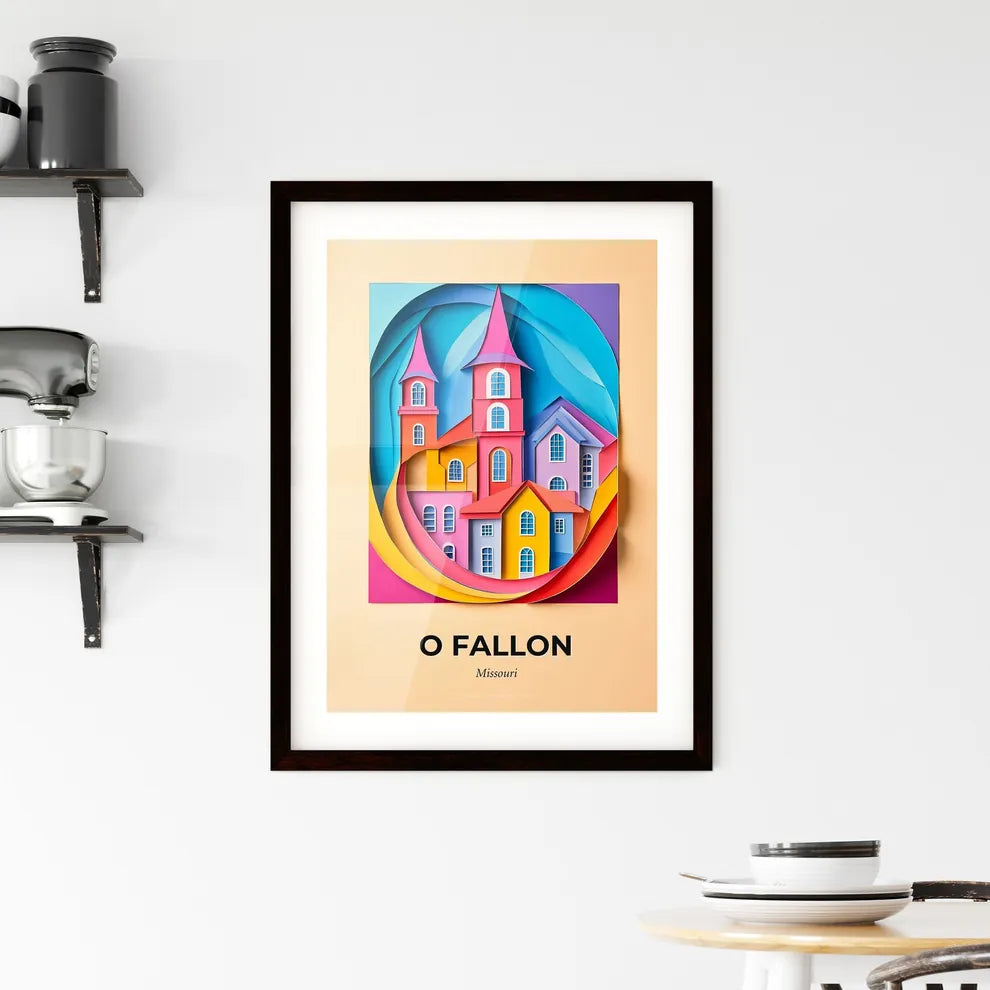 Vivid O Fallon, Missouri, Framed Wall Art