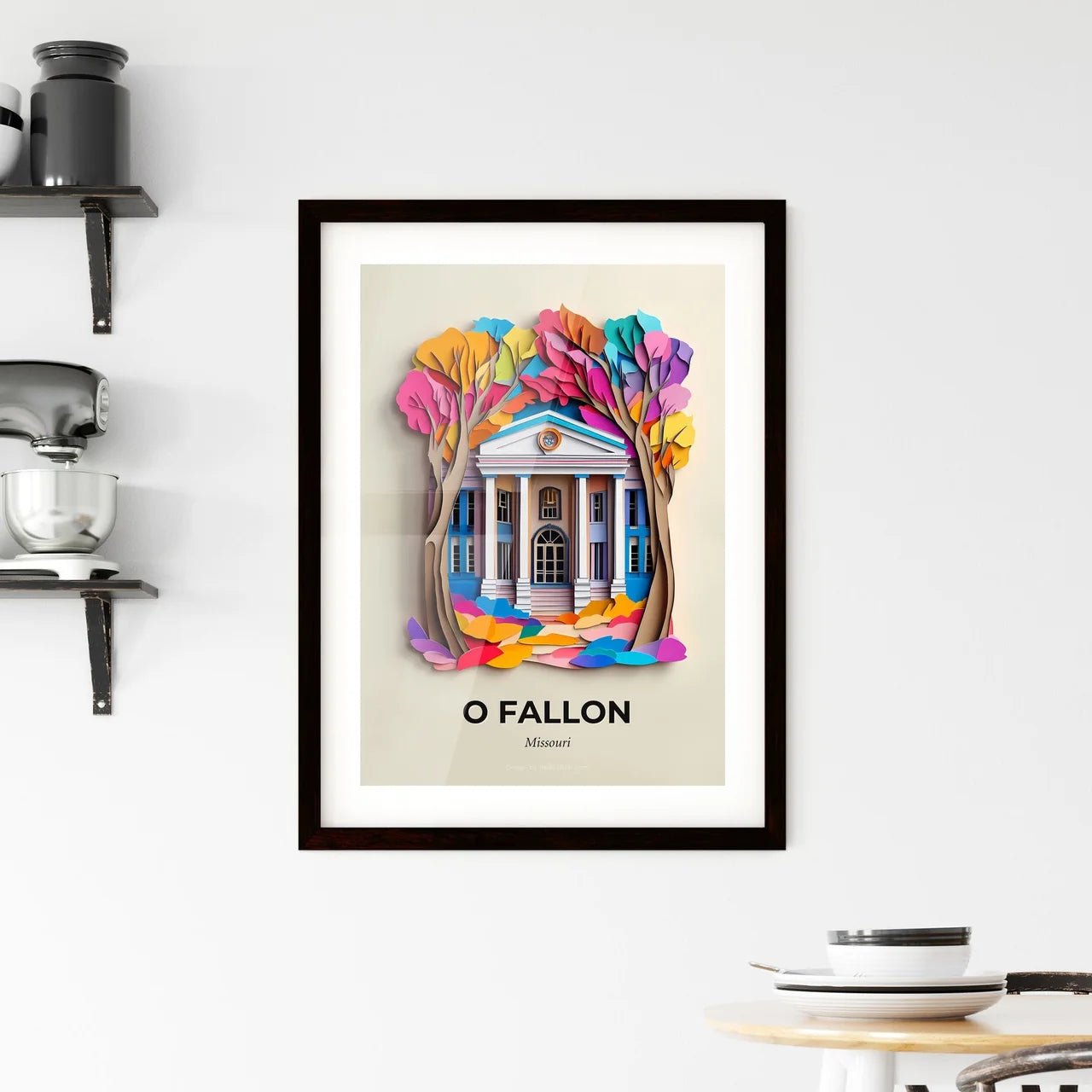 Vivid O Fallon, Missouri, Framed Wall Art