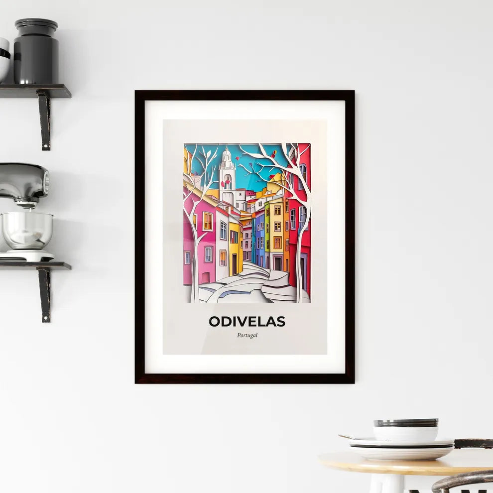 Vivid Odivelas, Portugal, Framed Wall Art