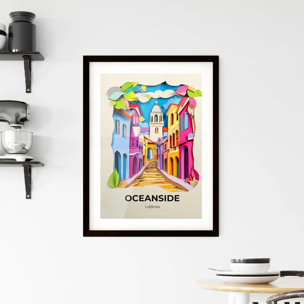 Vivid Oceanside, California, Framed Wall Art