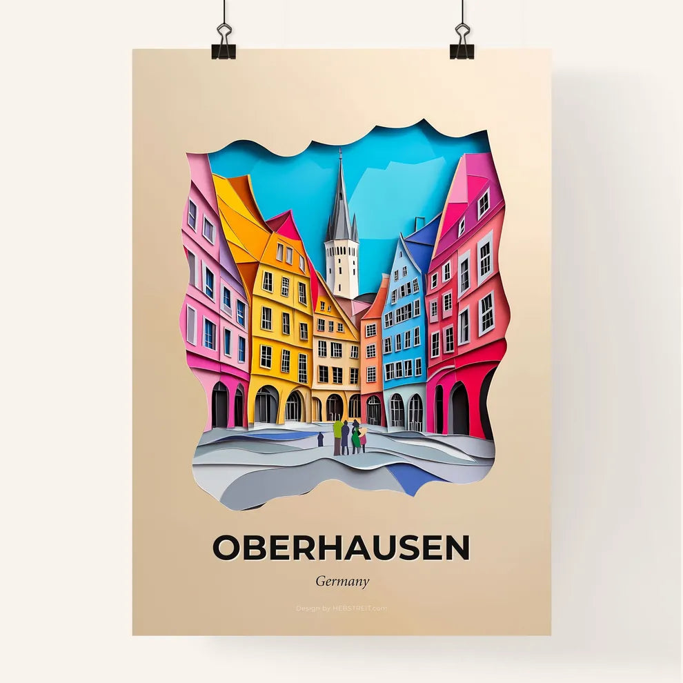 Vivid Oberhausen, Germany, Colorful Poster