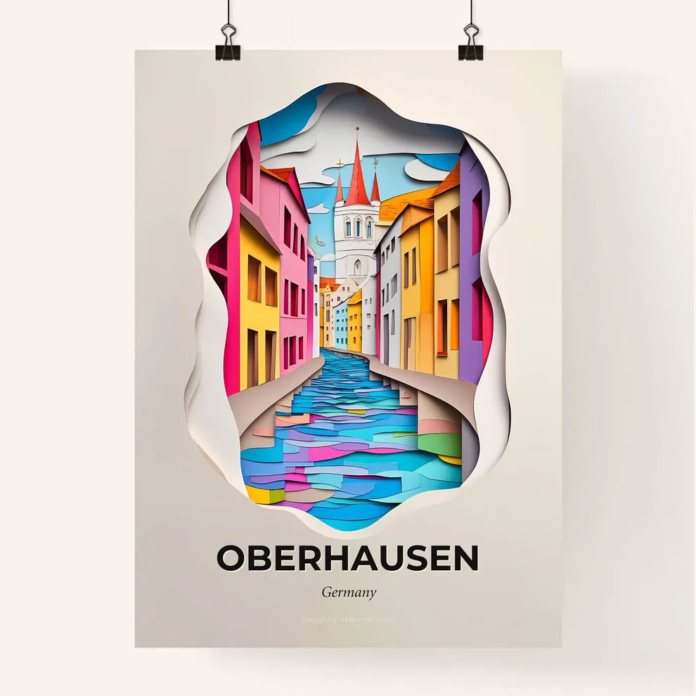 Vivid Oberhausen, Germany, Colorful Poster