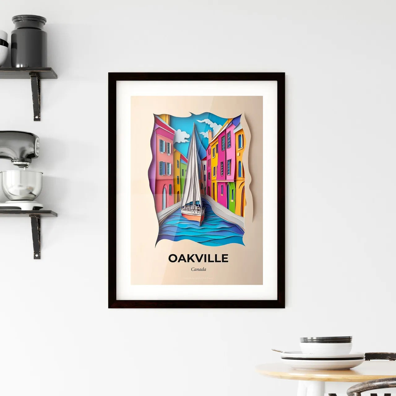 Vivid Oakville, Canada, Framed Wall Art