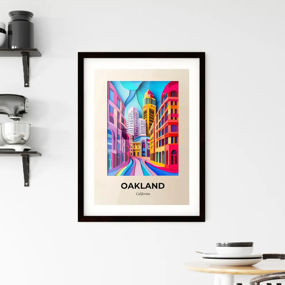 Vivid Oakland, California, Framed Wall Art