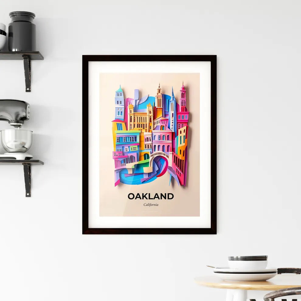 Vivid Oakland, California, Framed Wall Art