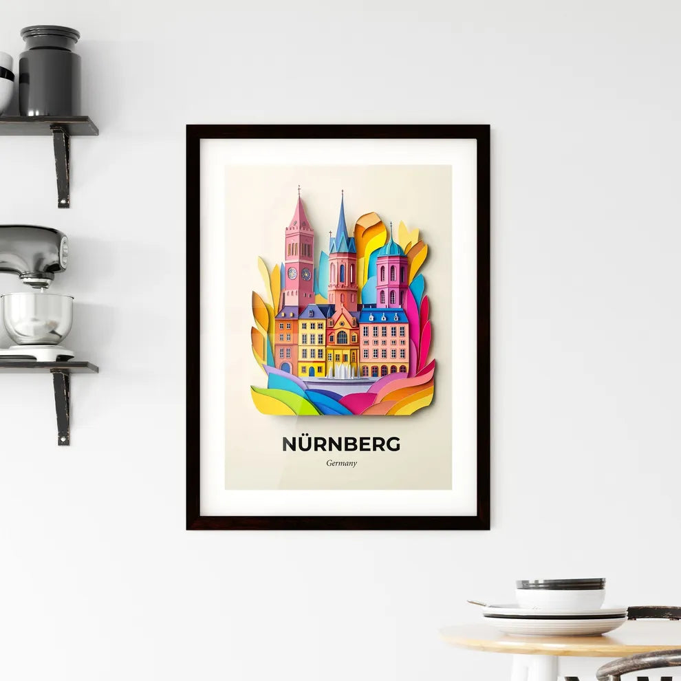 Vivid Nurnberg, Germany, Framed Wall Art