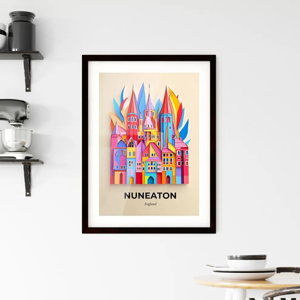 Vivid Nuneaton, England, Framed Wall Art