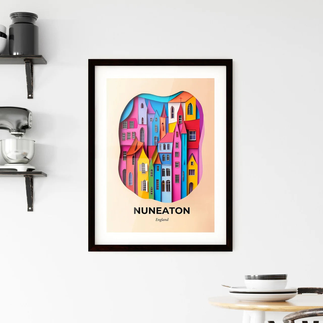 Vivid Nuneaton, England, Framed Wall Art