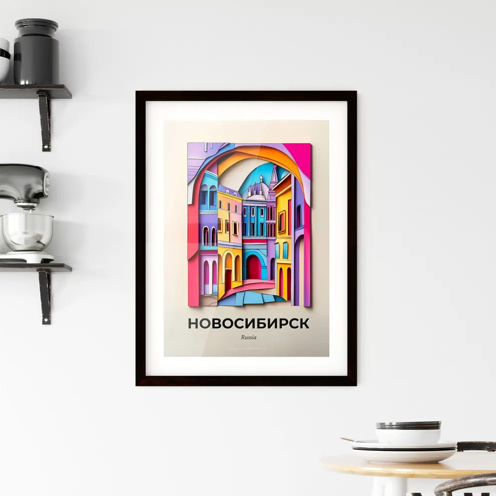 Vivid Novosibirsk, Russia, Framed Wall Art