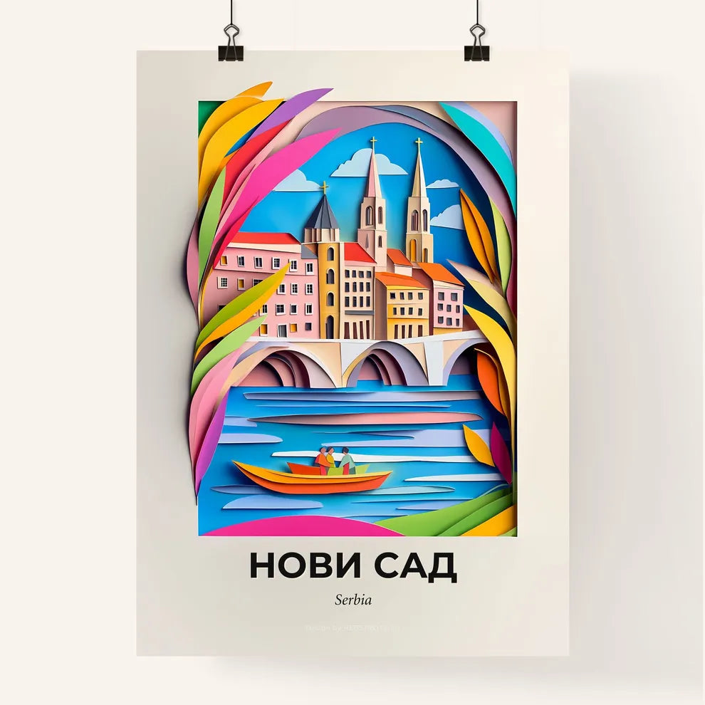 Vivid Novi Sad, Serbia, Colorful Poster