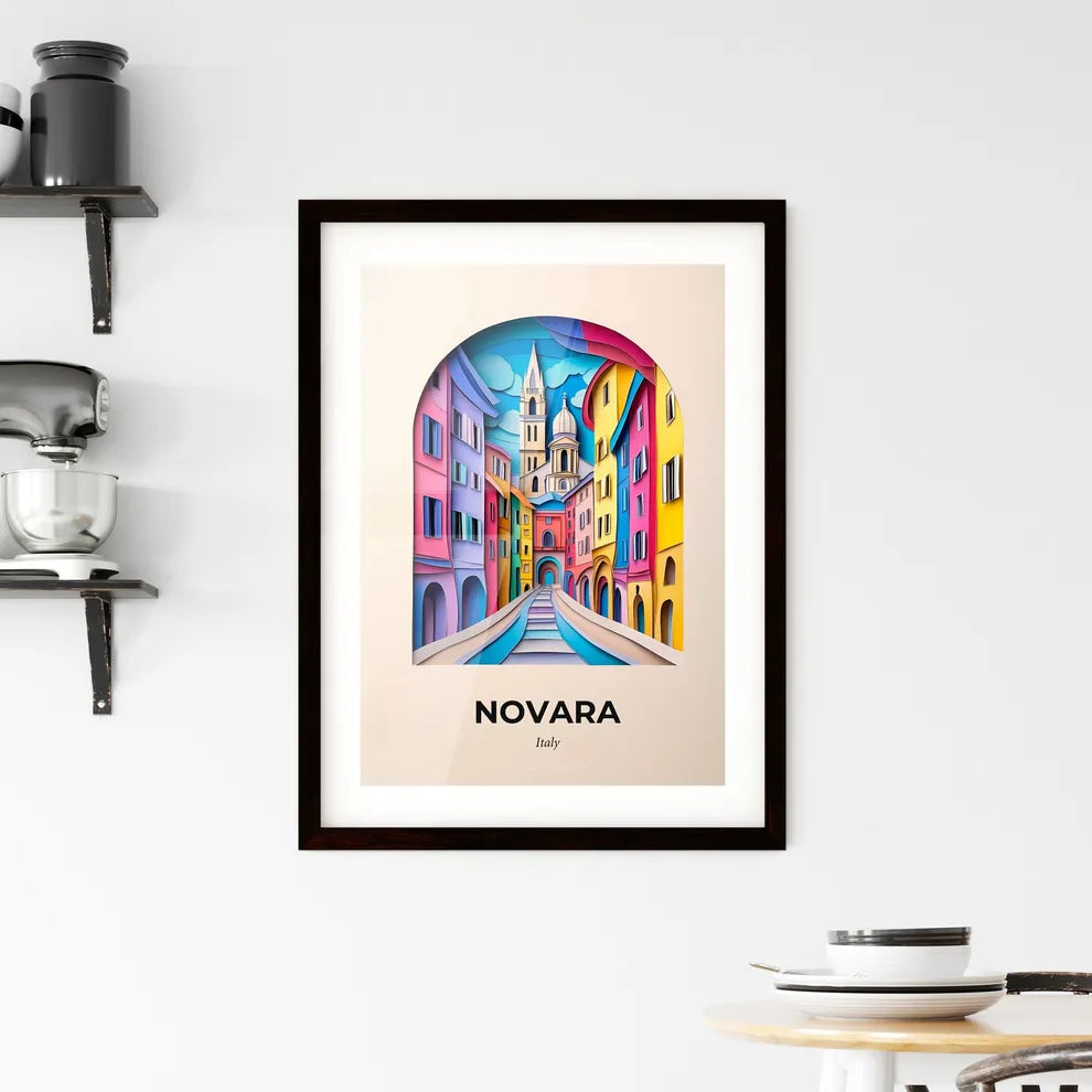 Vivid Novara, Italy, Framed Wall Art