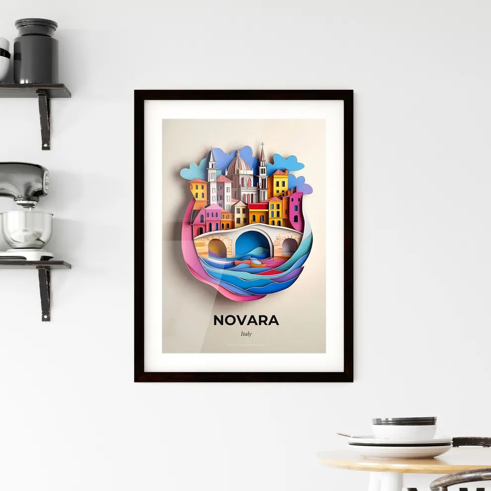 Vivid Novara, Italy, Framed Wall Art
