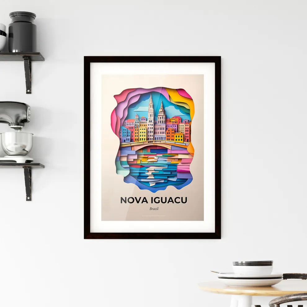 Vivid Nova Iguacu, Brazil, Framed Wall Art