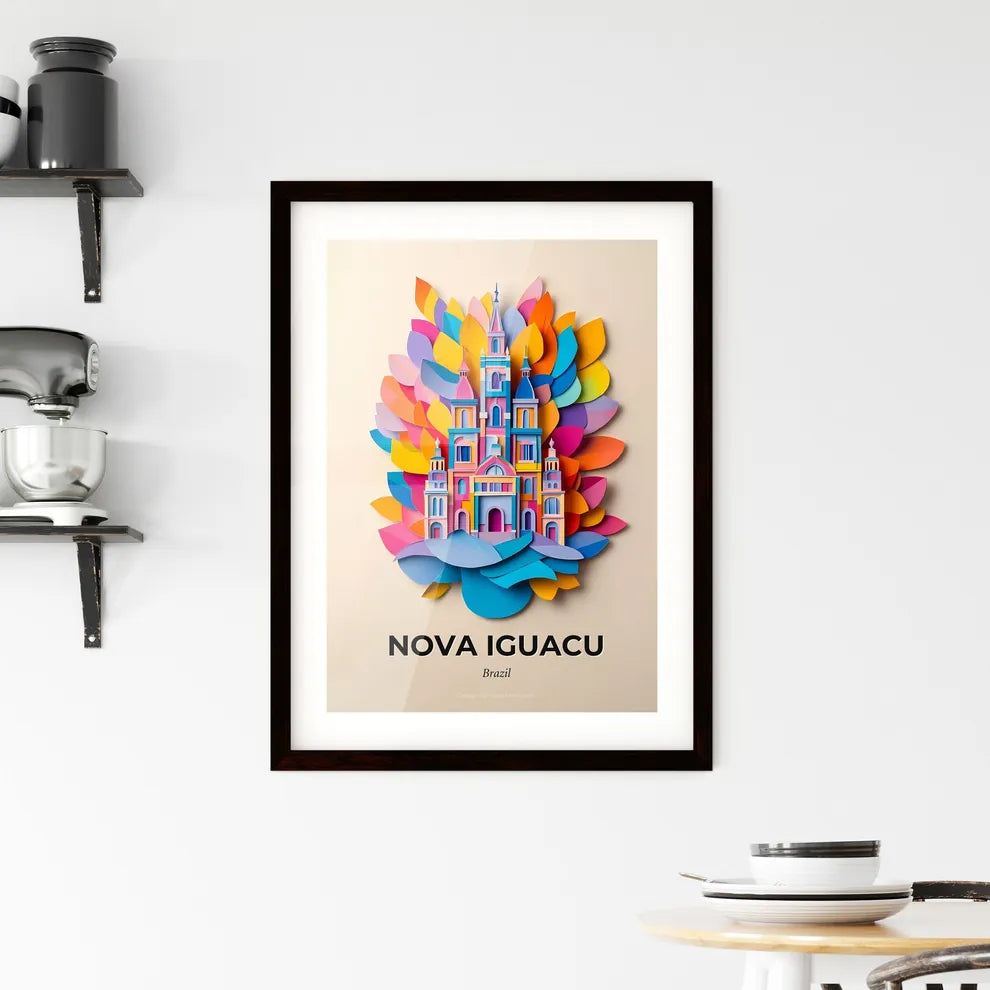 Vivid Nova Iguacu, Brazil, Framed Wall Art