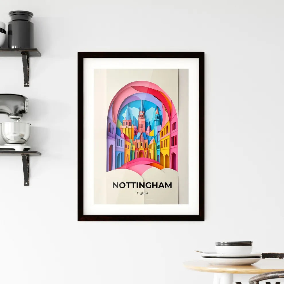 Vivid Nottingham, England, Framed Wall Art