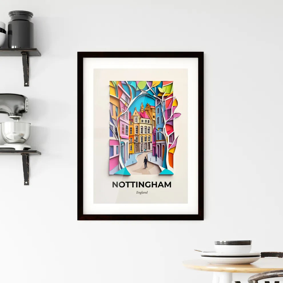 Vivid Nottingham, England, Framed Wall Art