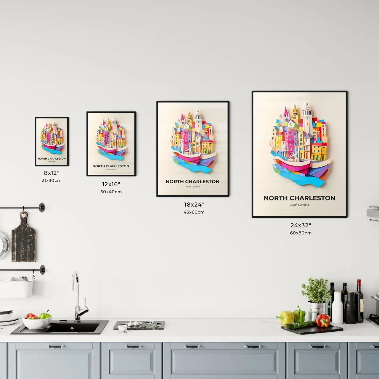 Vivid North Charleston, South Carolina, Kitchen Art