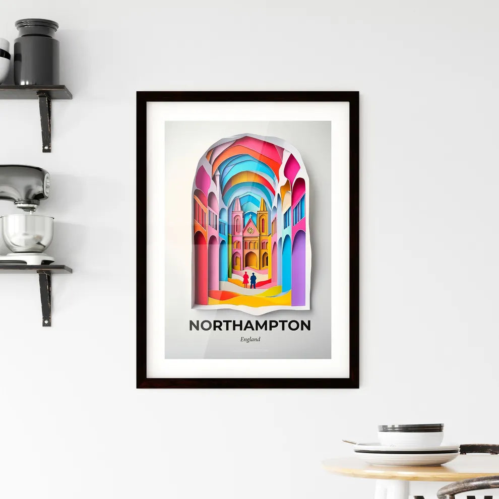 Vivid Northampton, England, Framed Wall Art