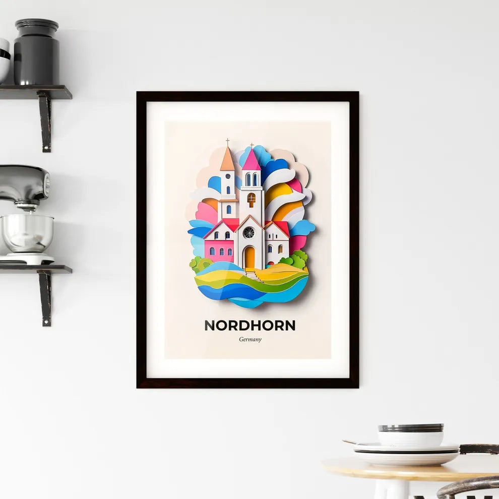 Vivid Nordhorn, Germany, Framed Wall Art