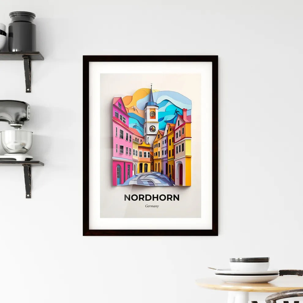 Vivid Nordhorn, Germany, Framed Wall Art
