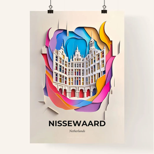 Vivid Nissewaard, Netherlands, Colorful Poster