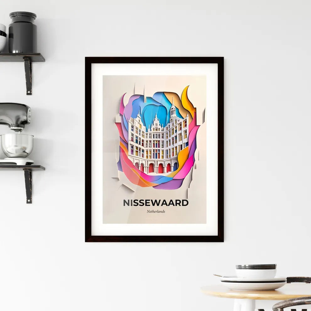 Vivid Nissewaard, Netherlands, Framed Wall Art