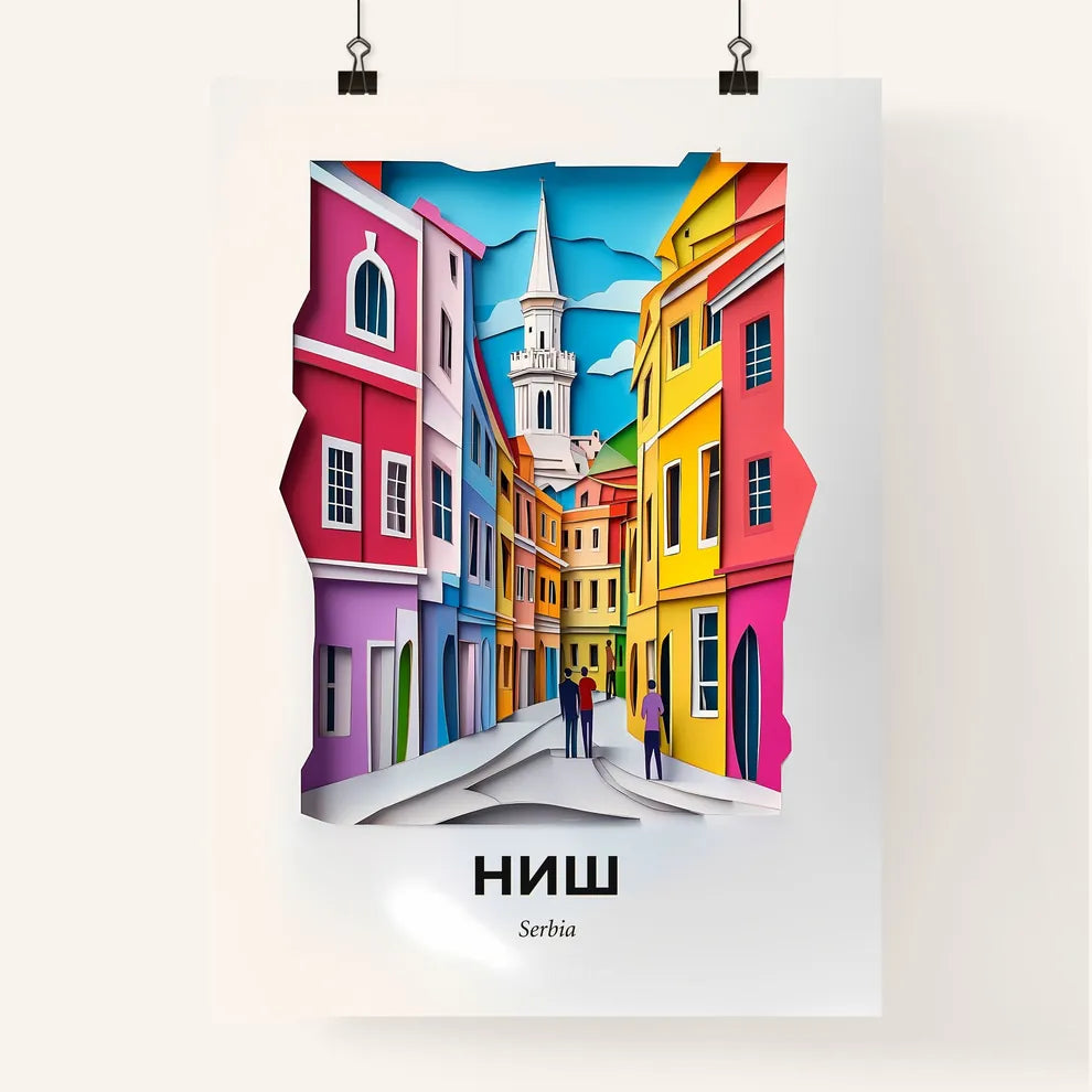 Vivid Niš, Serbia, Colorful Poster
