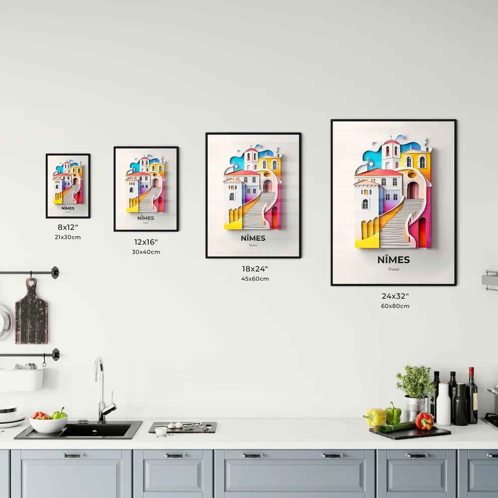 Vivid Nîmes, France, Kitchen Art