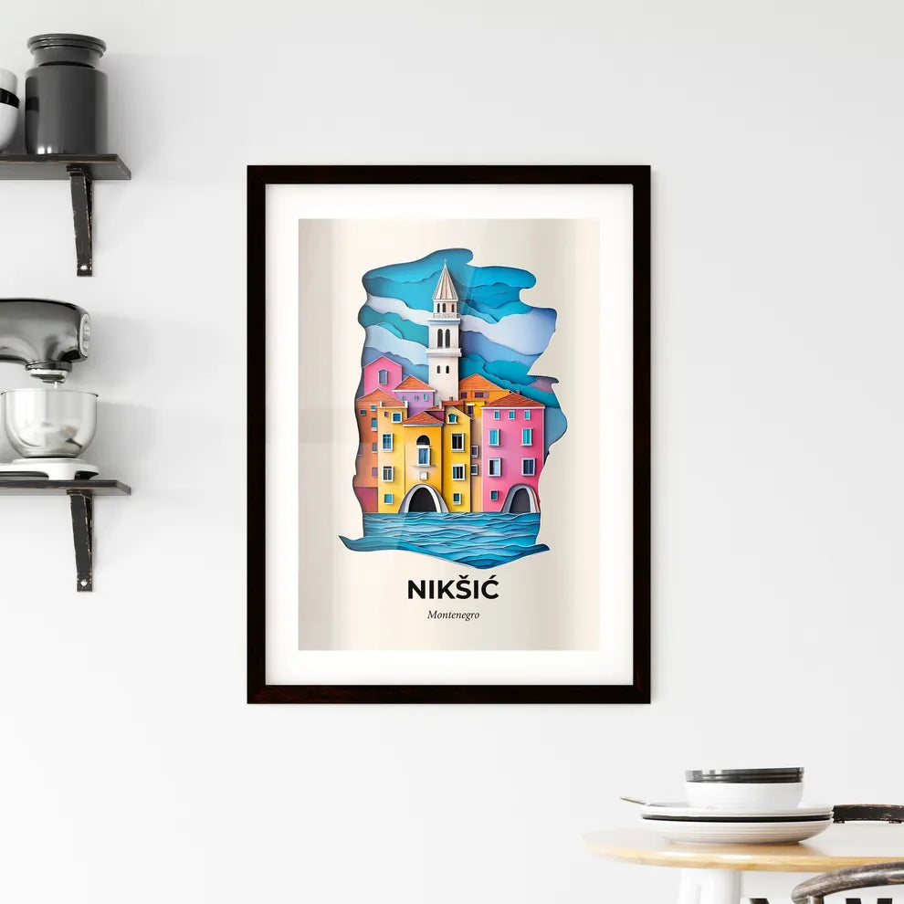 Vivid Nikšić, Montenegro, Framed Wall Art
