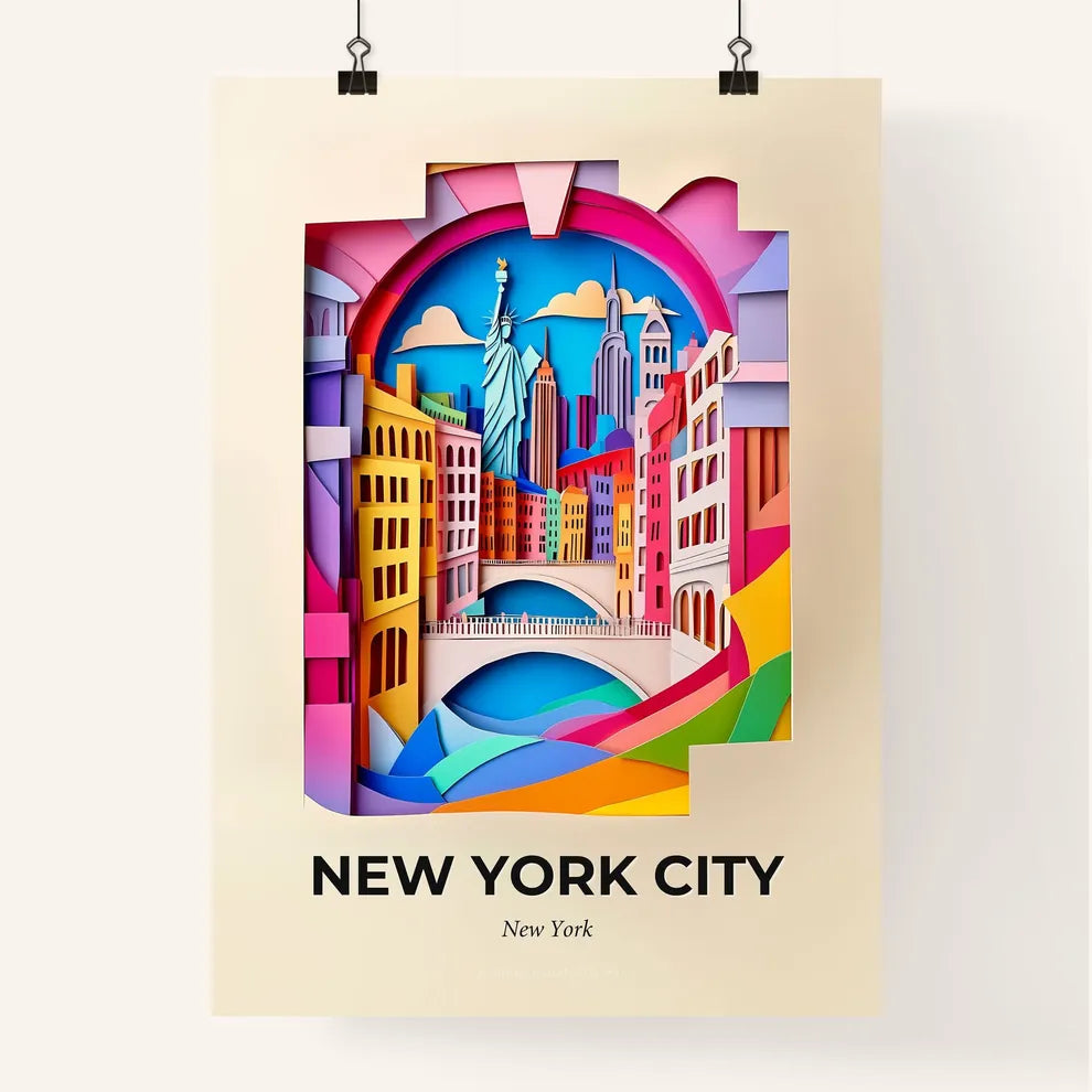 Vivid New York City, New York, Colorful Poster