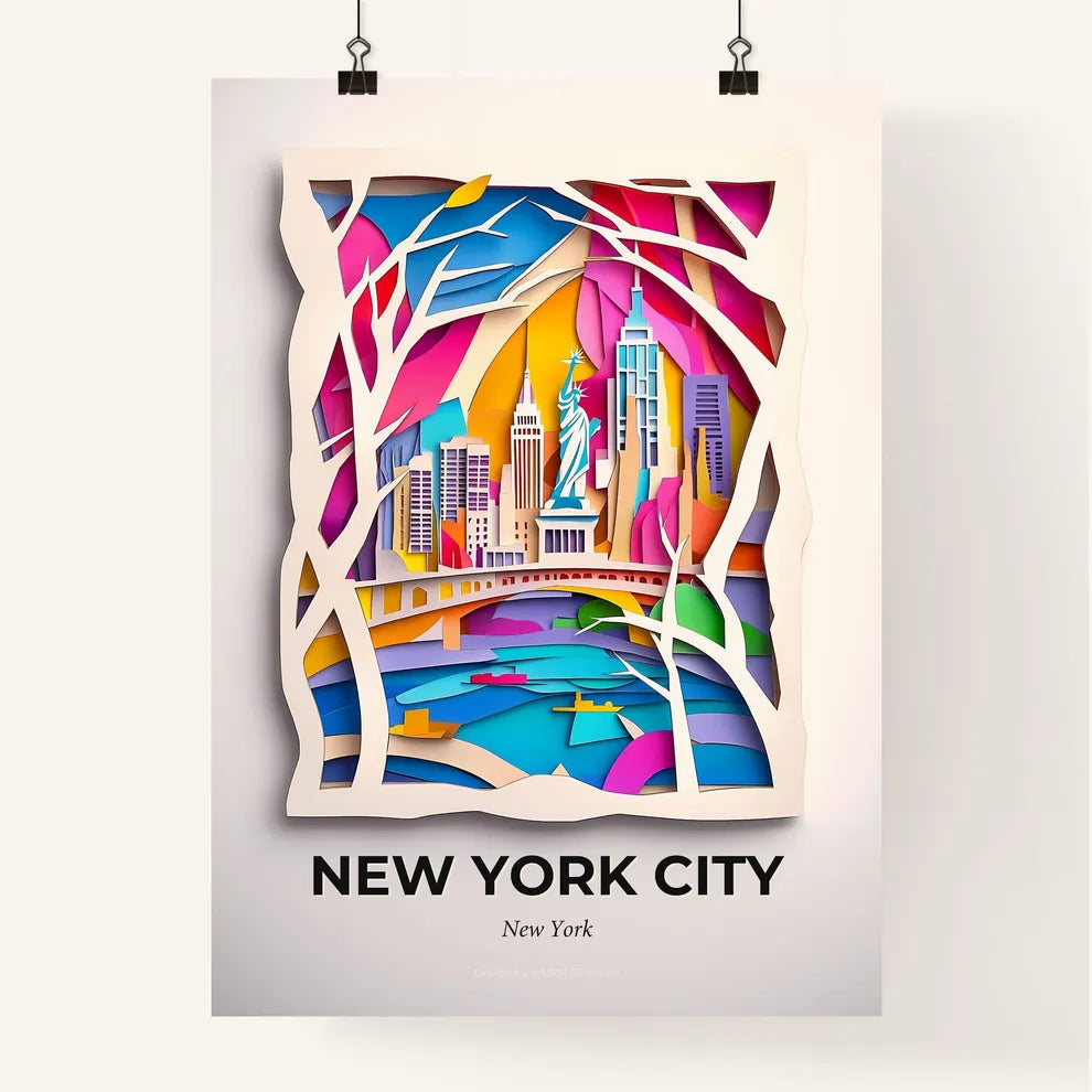 Vivid New York City, New York, Colorful Poster