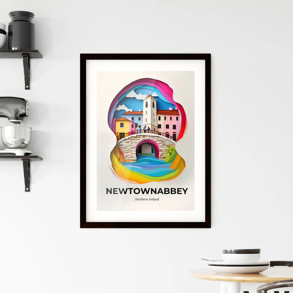 Vivid Newtownabbey, Northern Ireland, Framed Wall Art