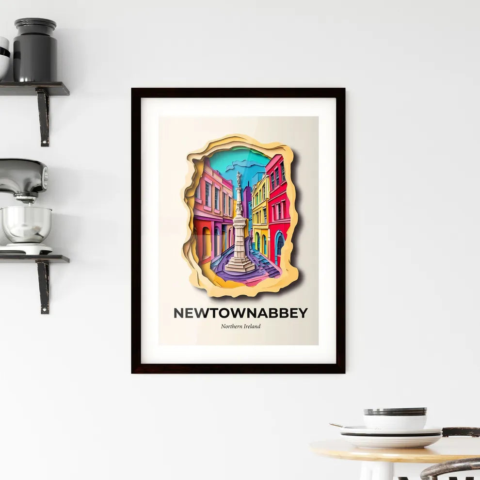 Vivid Newtownabbey, Northern Ireland, Framed Wall Art