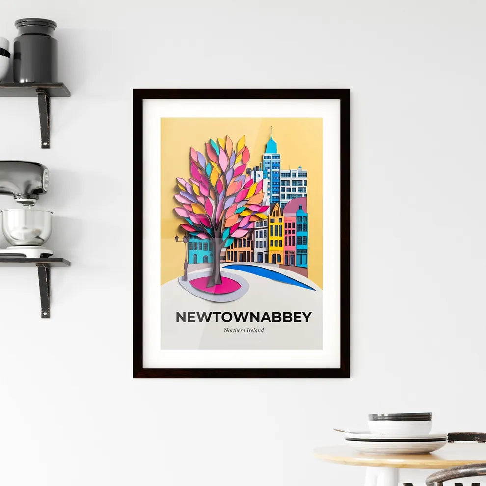 Vivid Newtownabbey, Northern Ireland, Framed Wall Art