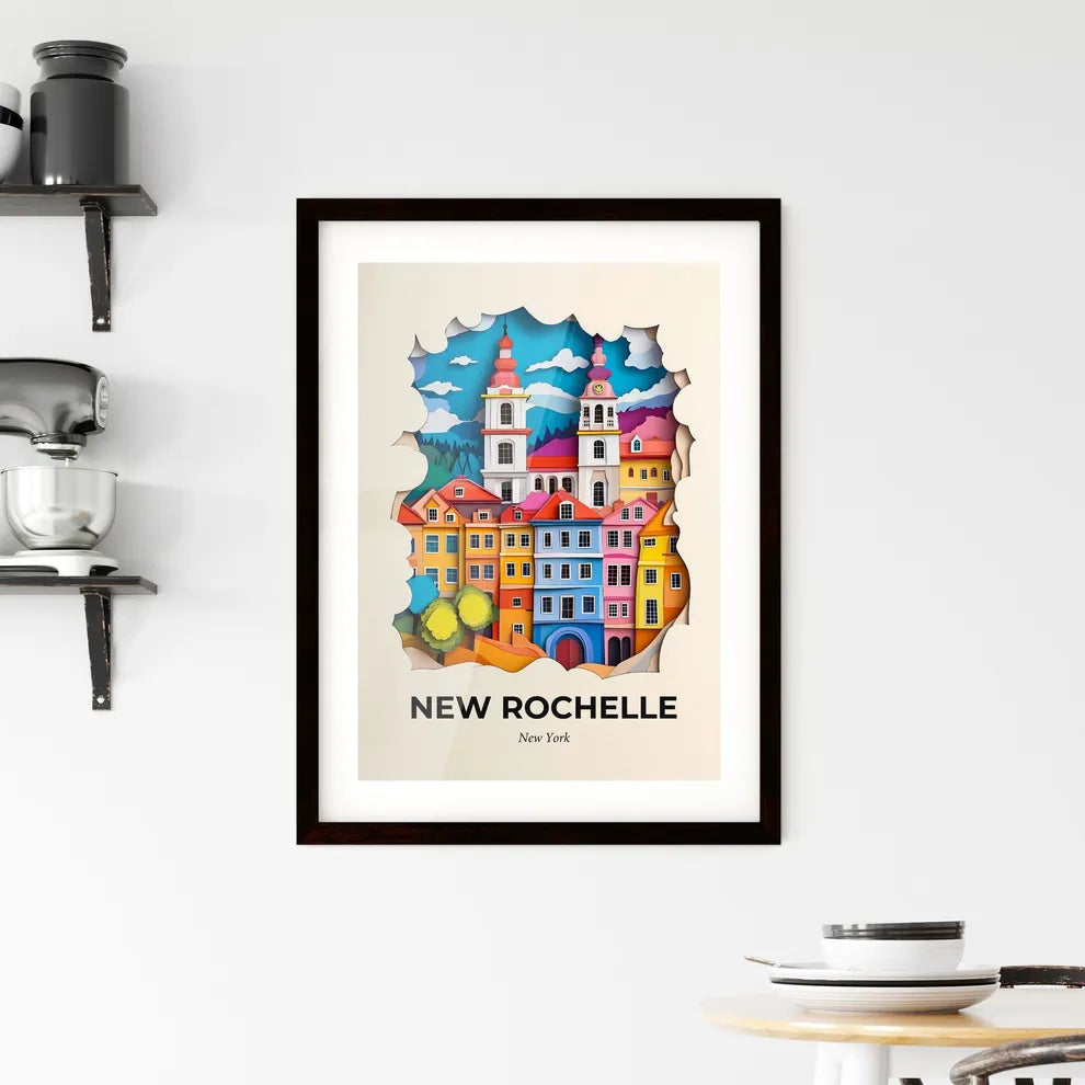 Vivid New Rochelle, New York, Framed Wall Art