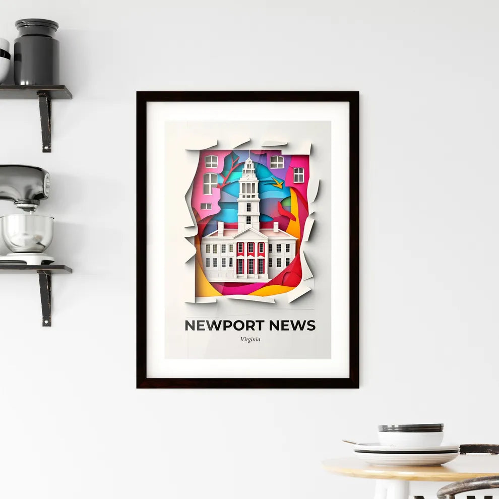 Vivid Newport News, Virginia, Framed Wall Art